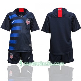 Camisolas de Futebol Estados Unidos Criança Equipamento Alternativa 2018/19 Manga Curta